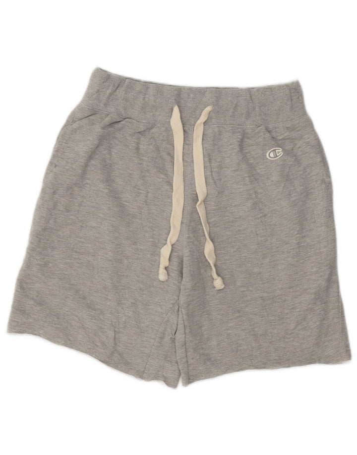CHAMPION Mens Sport Shorts Medium  Grey Flecked Cotton
