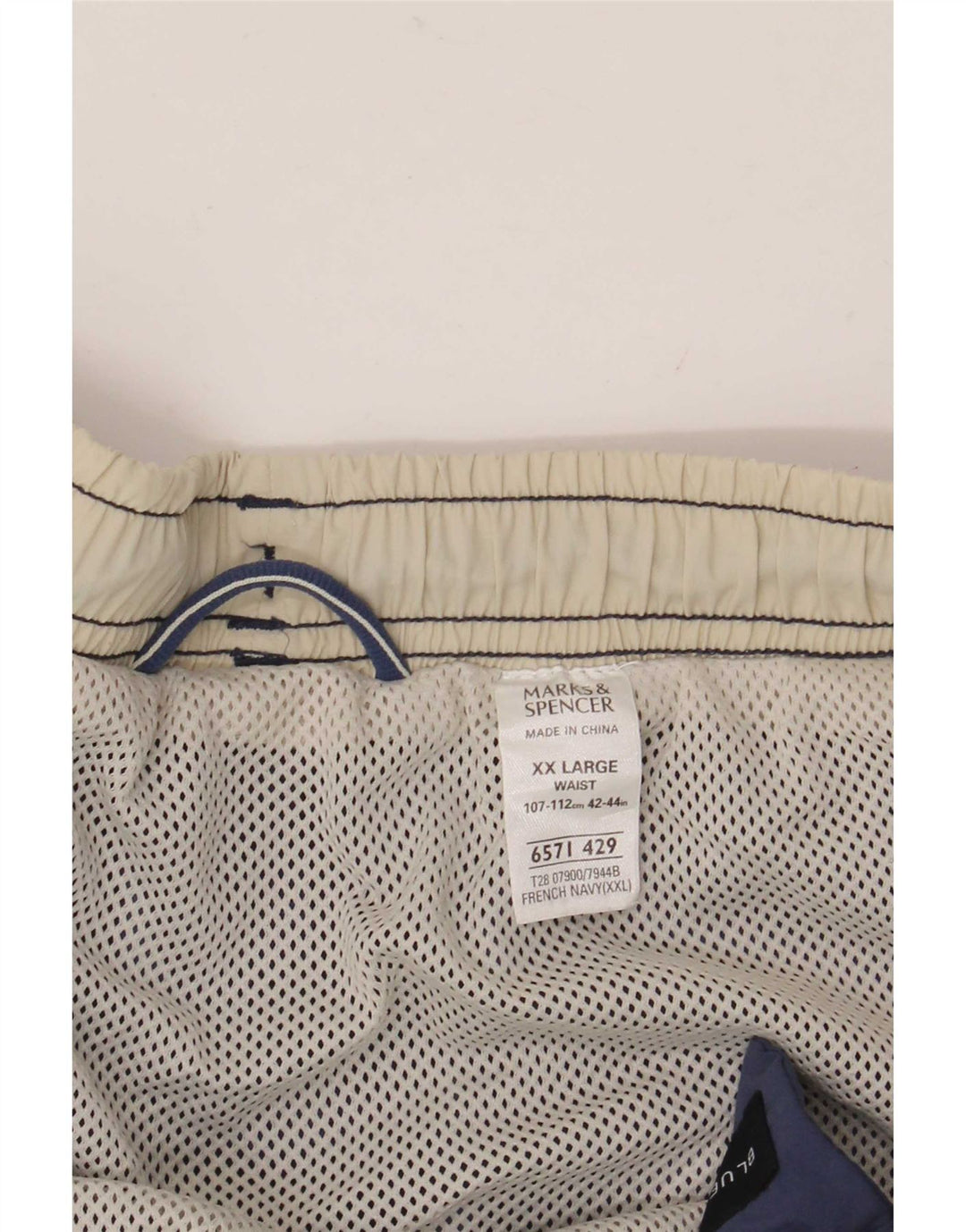 Marks & Spencer Mens Swimming Shorts 2XL  Navy Blue Polyamide
