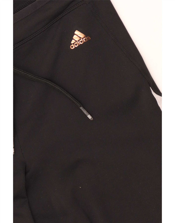 Adidas Womens Climalite Tracksuit Trousers UK 10 Small Black