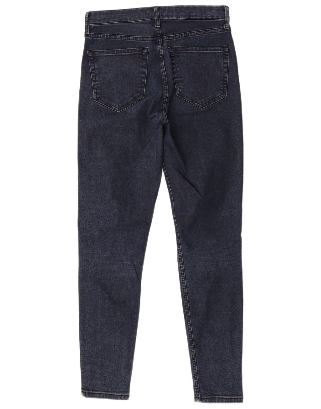Topshop Womens Skinny Jeans W28 L28 Navy Blue Polyester