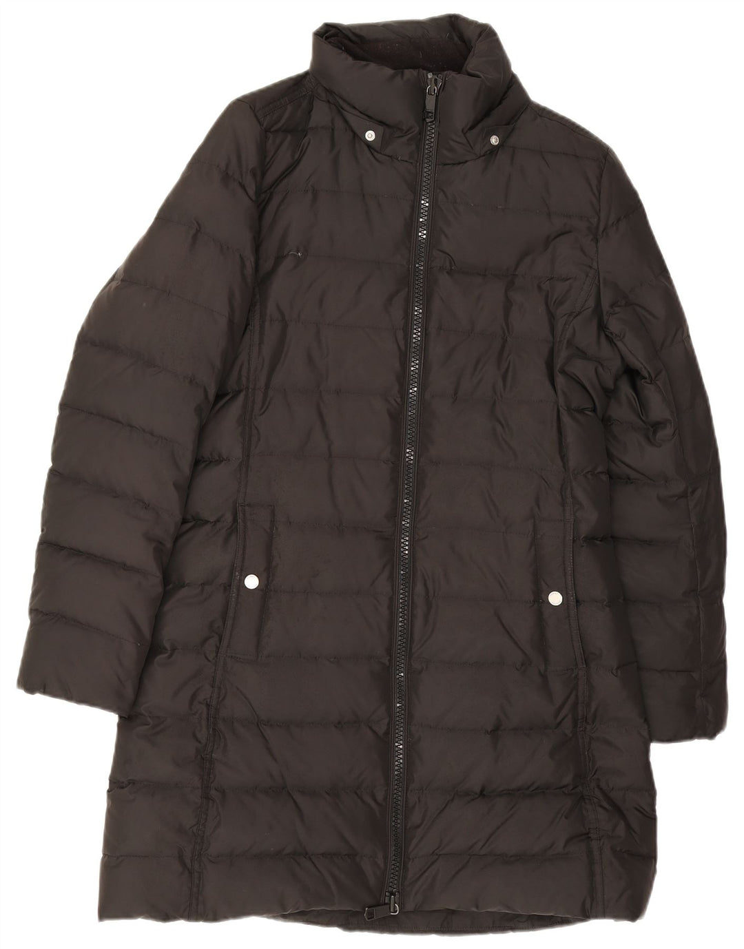 Tommy Hilfiger Womens Padded Coat UK 14 Medium Black Polyester