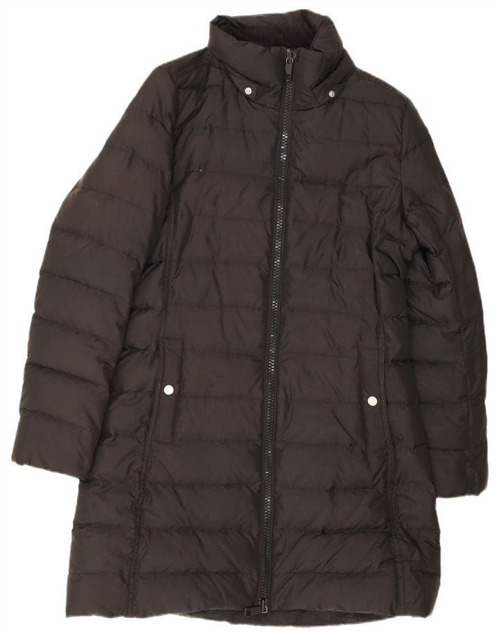 Tommy Hilfiger Womens Padded Coat UK 14 Medium Black Polyester