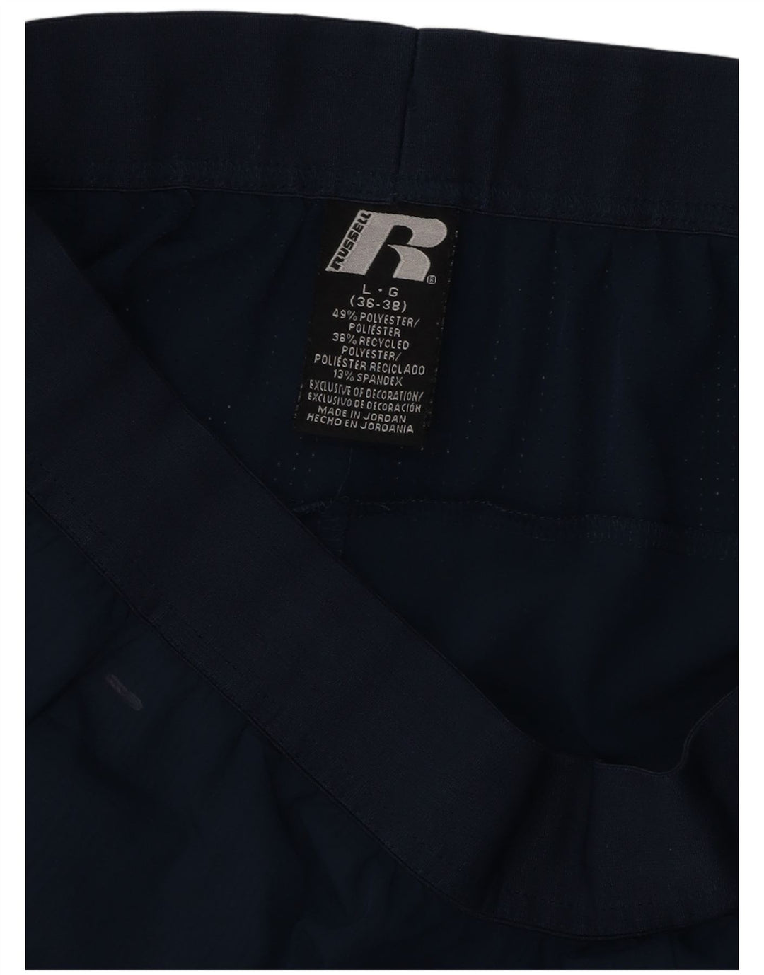 RUSSELL ATHLETIC Herre Dri-Power sportsshorts Store marineblå polyester
