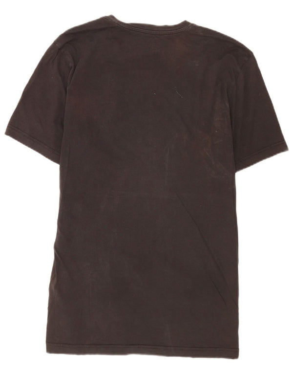 Reebok Mens Graphic T-Shirt Top Large Black Cotton