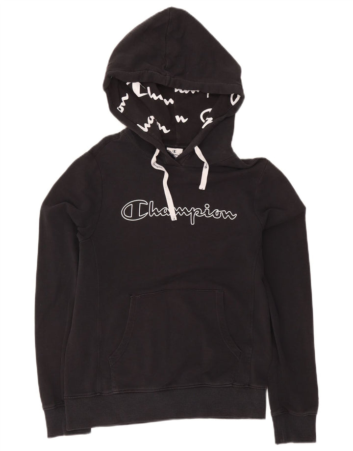 Champion Pull à capuche graphique pour homme Petit Noir