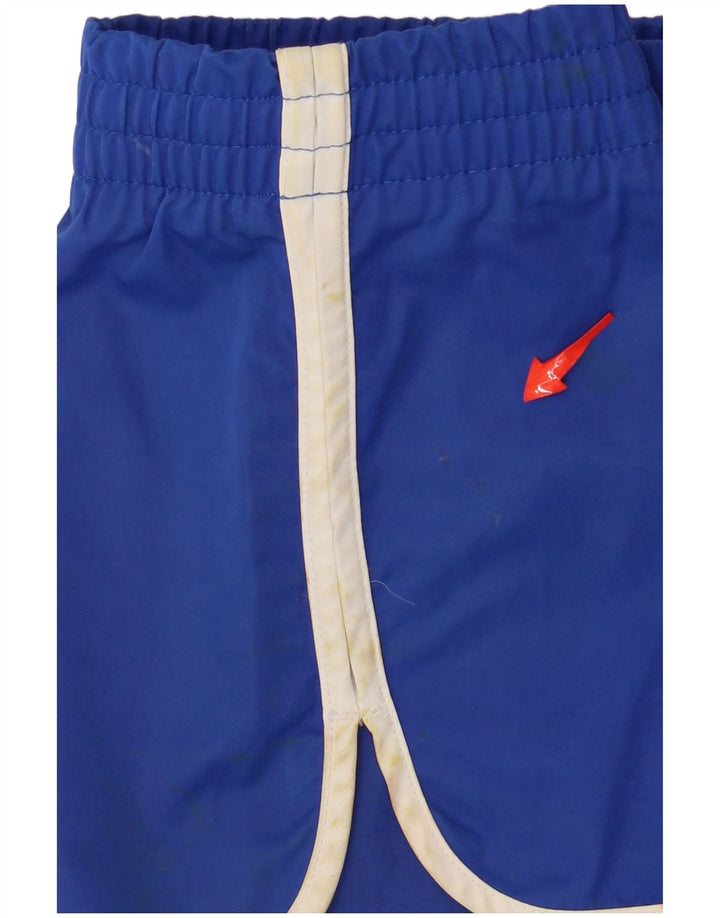 NIKE Womens Sport Shorts UK 14/16 Large  Blue