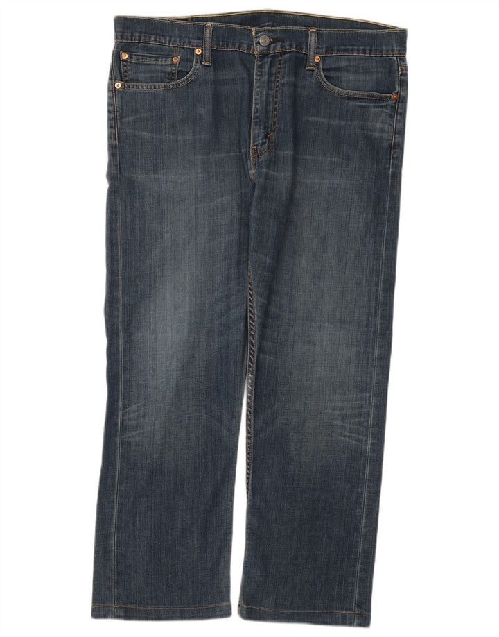Levi's Mens 504 Straight Jeans W36 L27 Blue Cotton