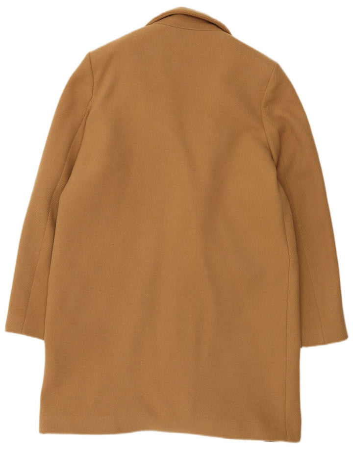 Pinko Womens Overcoat UK 14 Large Beige Wool