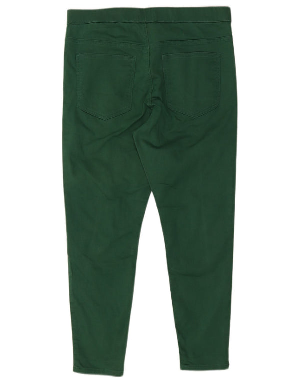 Marks & Spencer Damen Kurze Freizeithose UK 16 Large W34 L26 Grün