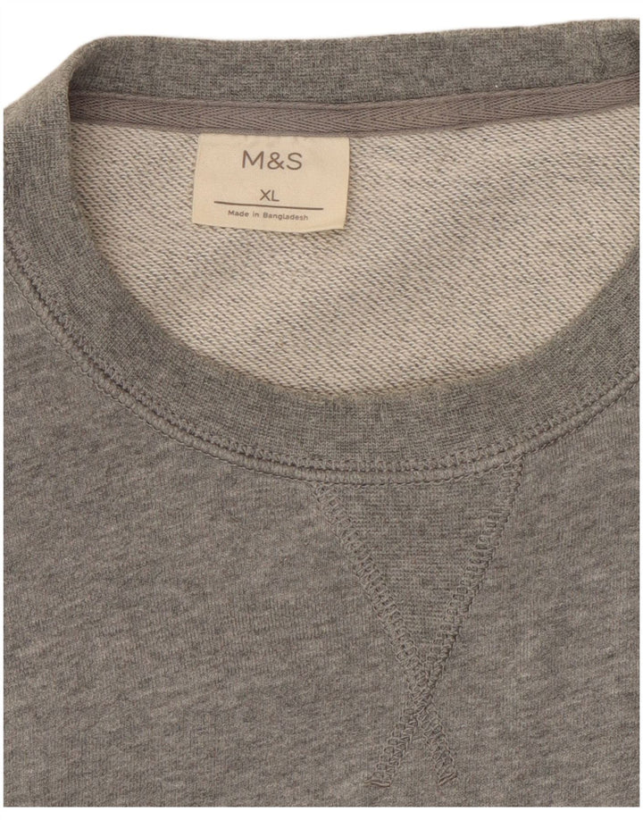 Marks & Spencer Mens Sweatshirt Jumper XL Grey
