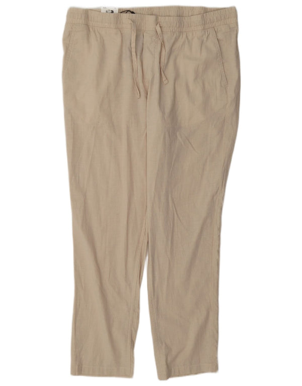 Pantaloni chino carota da uomo Jack & Jones XL W38 L30 cotone beige