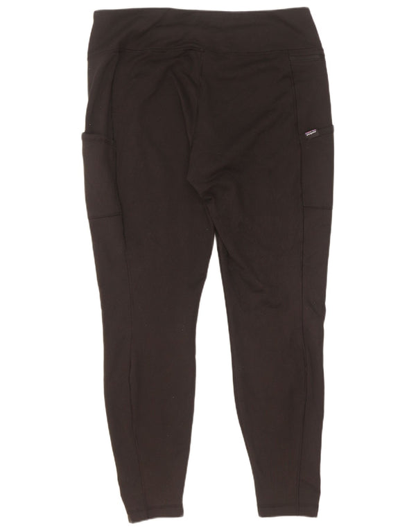 Patagonia Leggings Femme UK 18 XL Noir Polyester