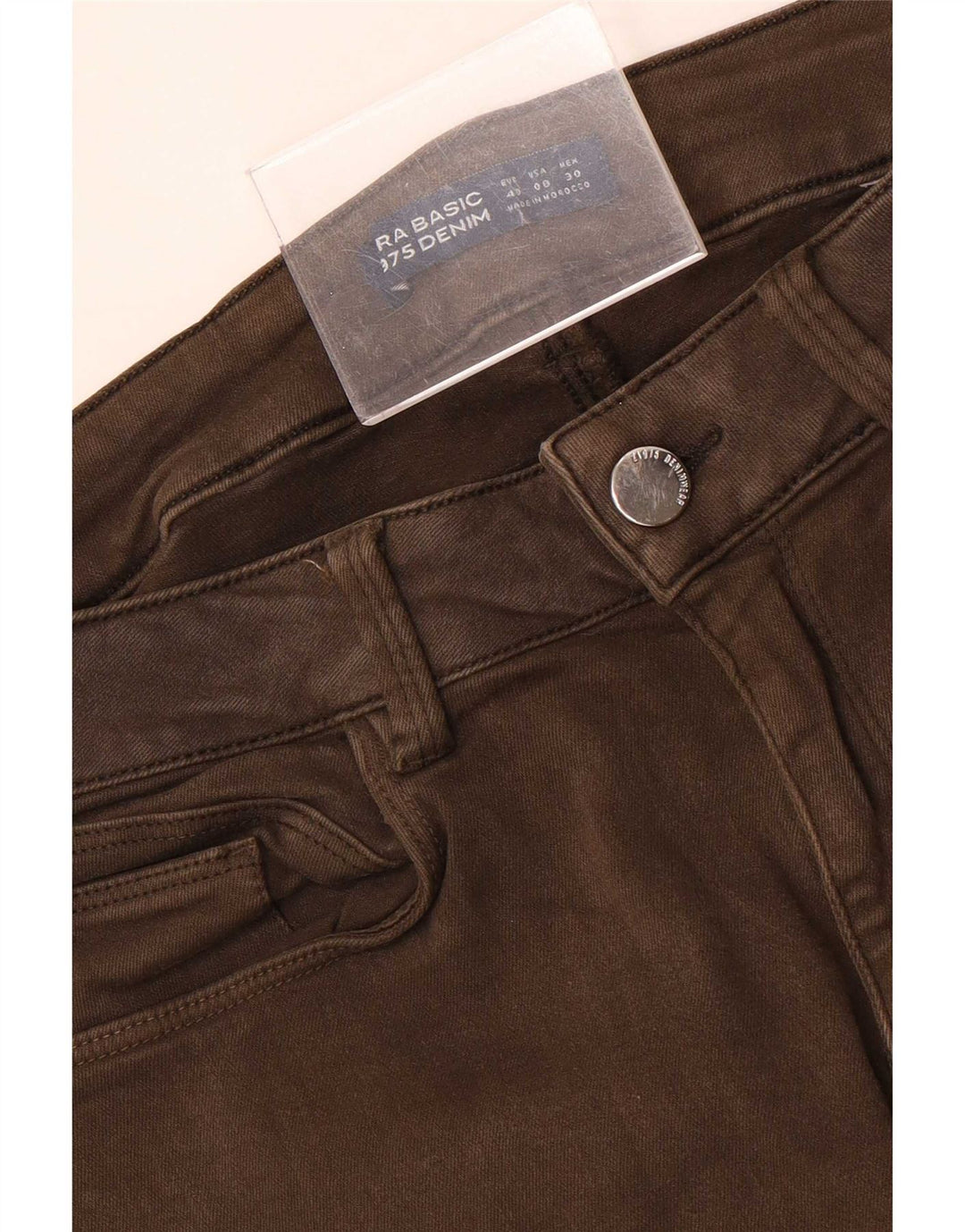 Zara Dame Skinny Jeans EU 40 Medium W30 L27 Brun