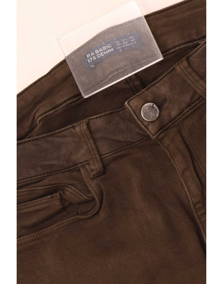 Zara Dame Skinny Jeans EU 40 Medium W30 L27 Brun
