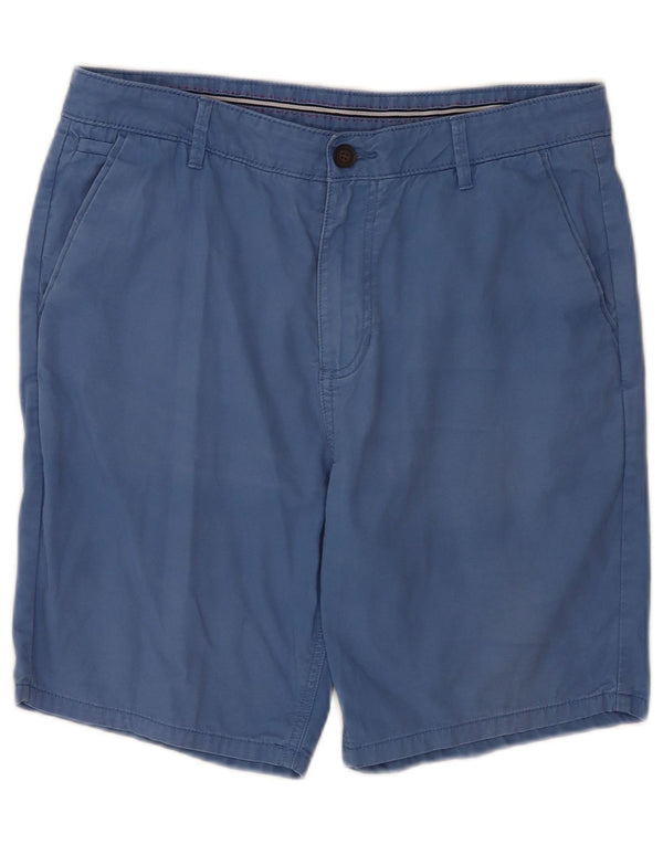 Crew Clothing Mens Chino Shorts W34 nagy kék pamut