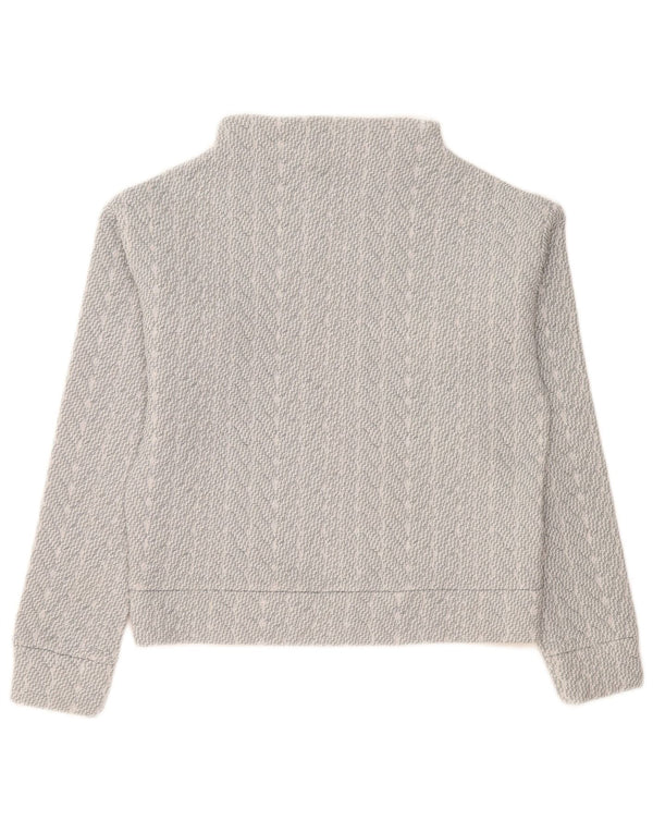 Gap Sweat-shirt surdimensionné pour femme UK 6 XS Gris rayé Polyester