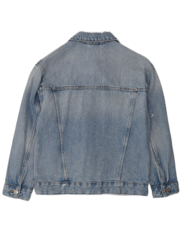 Giacca di jeans invecchiata Zara per ragazze 9-10 anni Blu