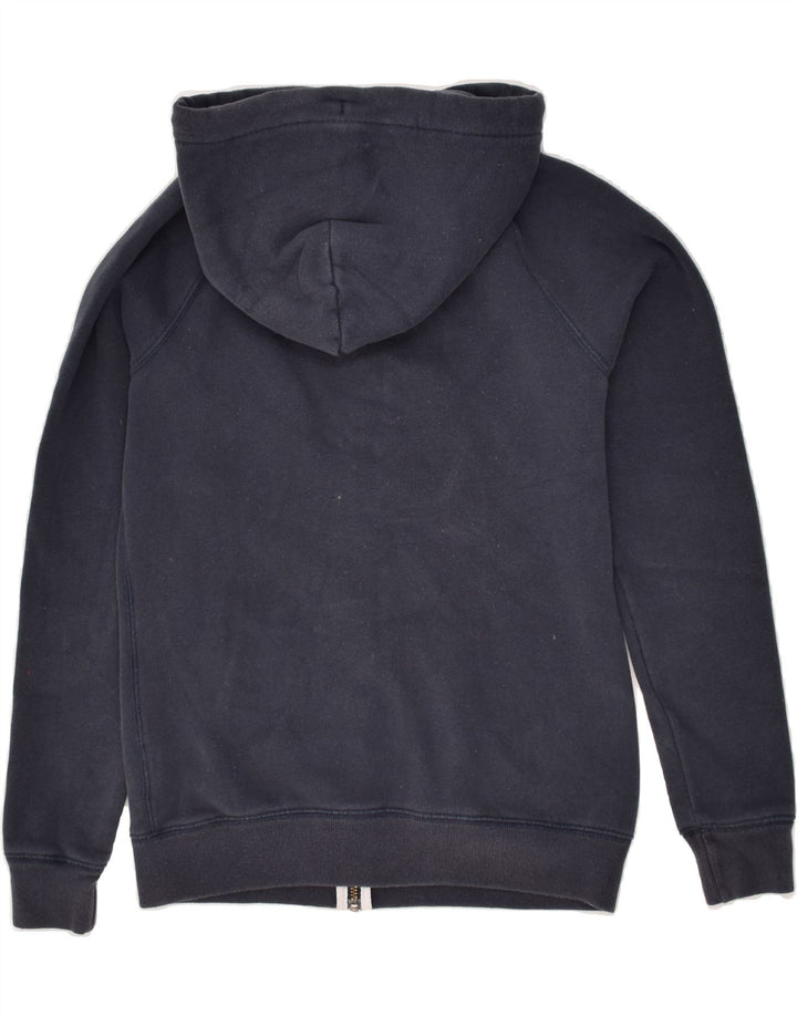 JACK WILLS Womens Zip Hoodie Sweater UK 10 Small Navy Blue Cotton | Vintage Jack Wills | Thrift | Second-Hand Jack Wills | Used Clothing | Messina Hembry 