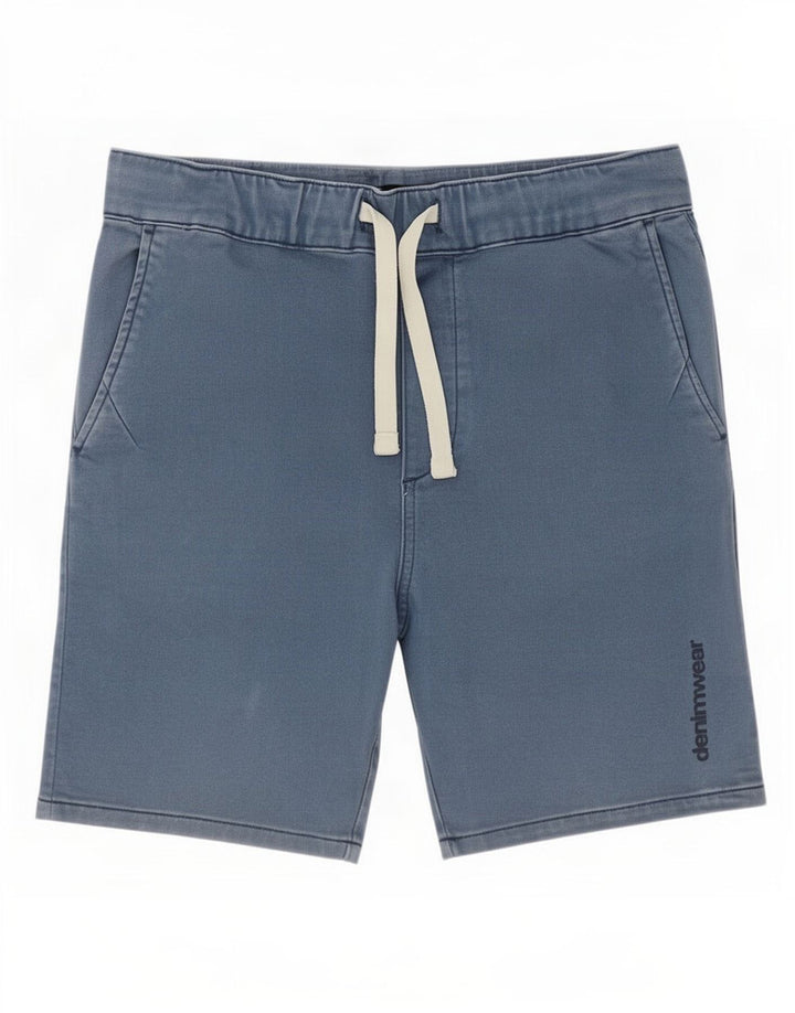 Мужские шорты Zara Small W29, синие, хлопок