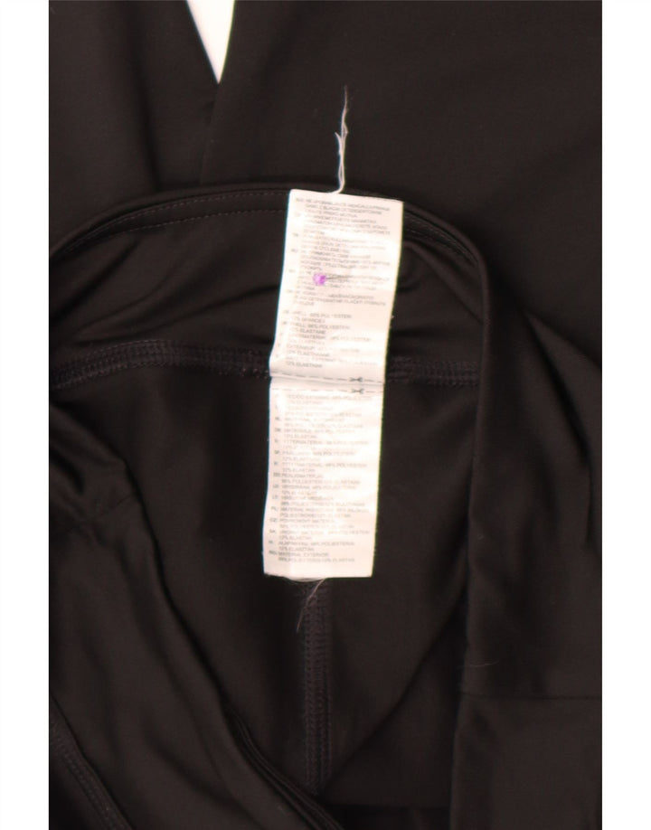Adidas Dame Climalite Capri Leggings UK 12/14 Medium Black Polyester
