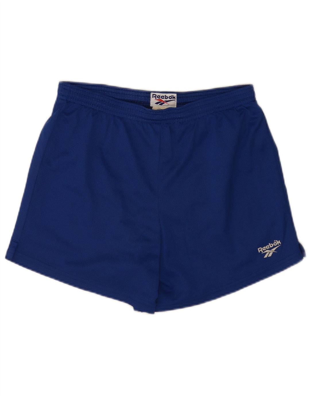 Shorts esportivos regulares masculinos Reebok médio azul poliéster