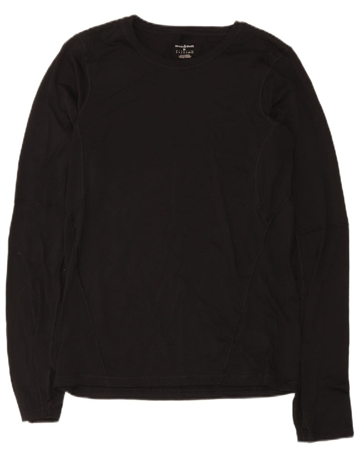 Reebok Herre Cross Fit Top Langærmet Medium Sort Polyester