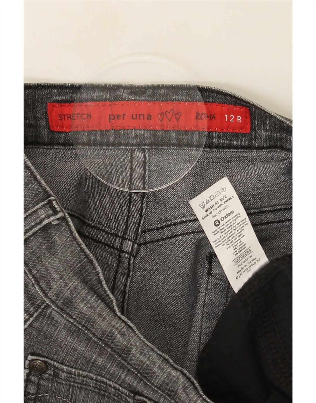 Marks & Spencer Blugi pentru femei Per Una Bootcut UK 12 Medium W30 L30 Gri