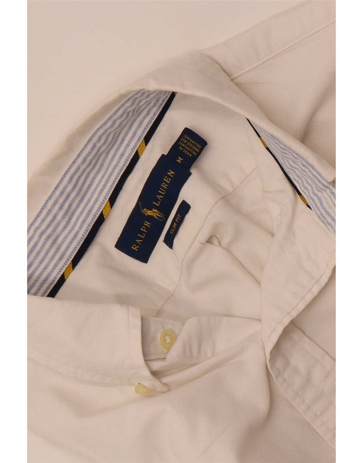 Ralph Lauren Mens Slim Fit Shirt Medium White