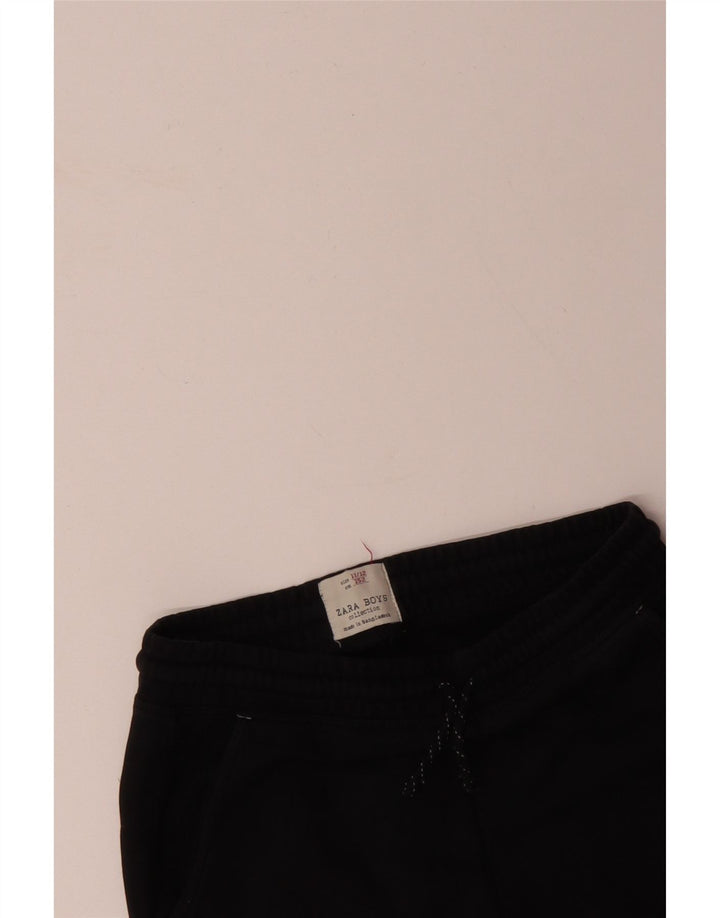 ZARA Boys Tracksuit Trousers Joggers 11-12 Years  Black