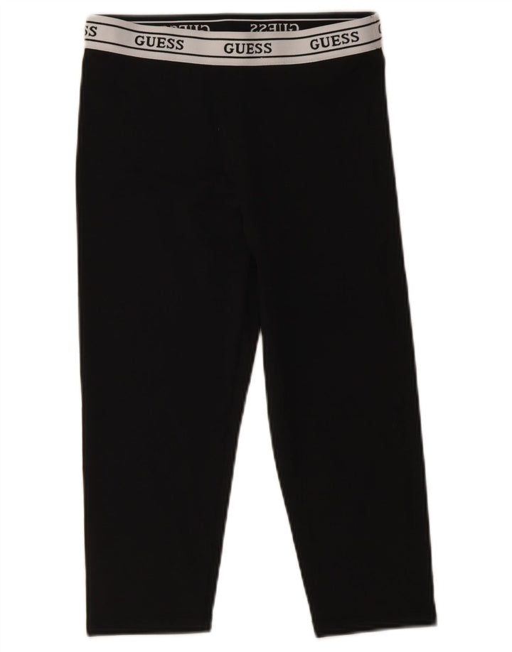 Guess Womens Capri Leggings UK 10 Small Black Modal