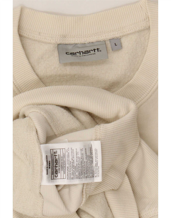 Ανδρικό φούτερ Carhartt Jumper Μεγάλο Μπεζ βαμβακερό