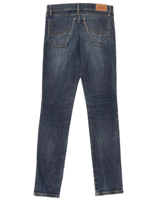 Jeans Levi's Meninas Slim 13-14 Anos W26 L30 Azul Algodão