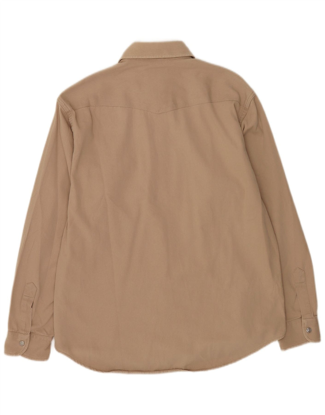 Camisa Carrera Hombre Algodón Marrón Medio