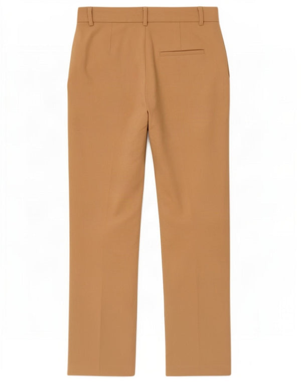 Pantaloni da abito con pegging da donna Zara medi W28 L31 poliestere beige
