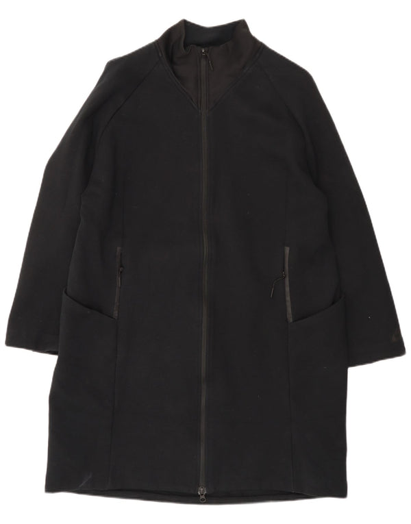 Casaco corta-vento feminino Nike UK 16 grande algodão preto