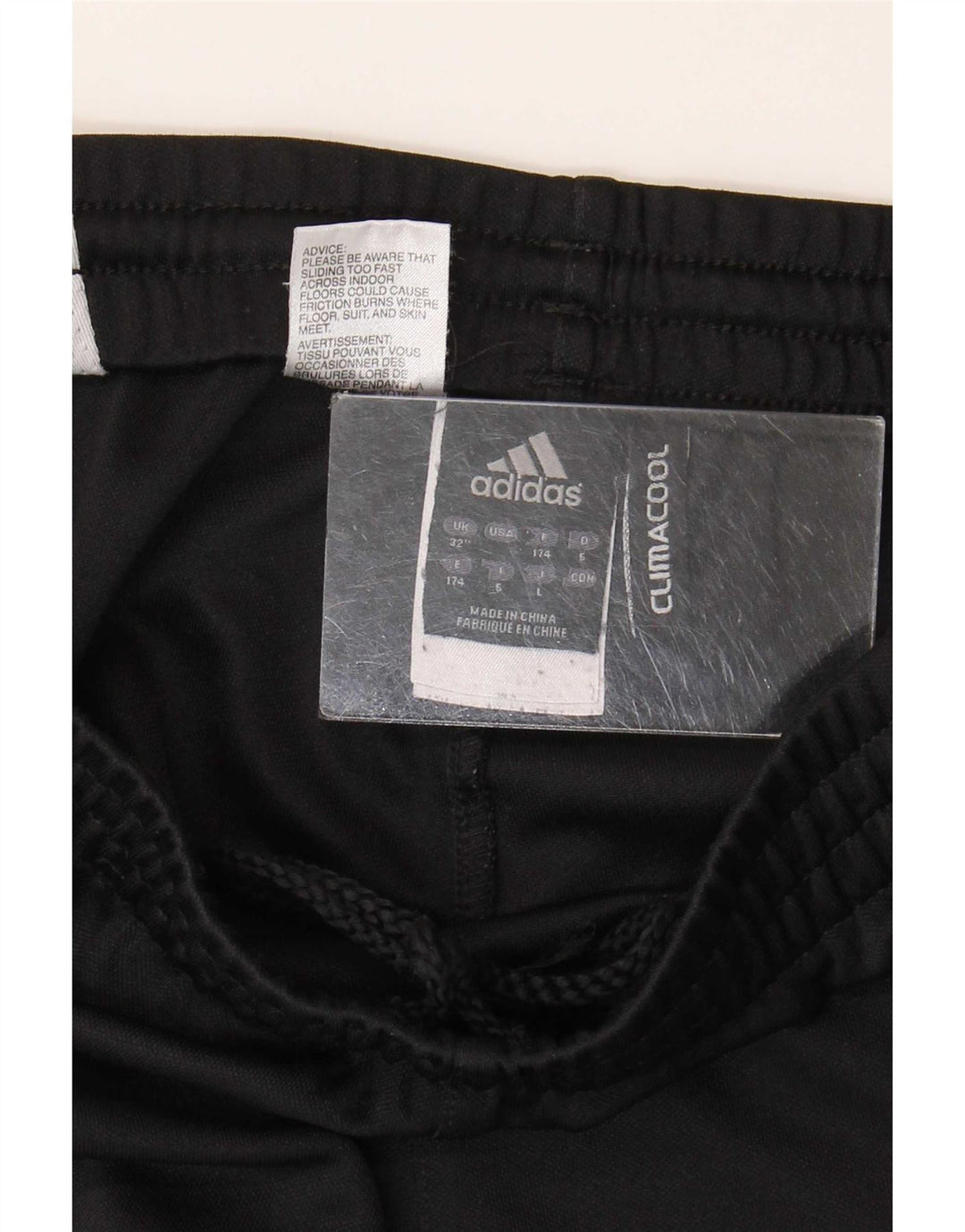 Pantaloni da tuta Adidas Climacool da uomo medio poliestere nero