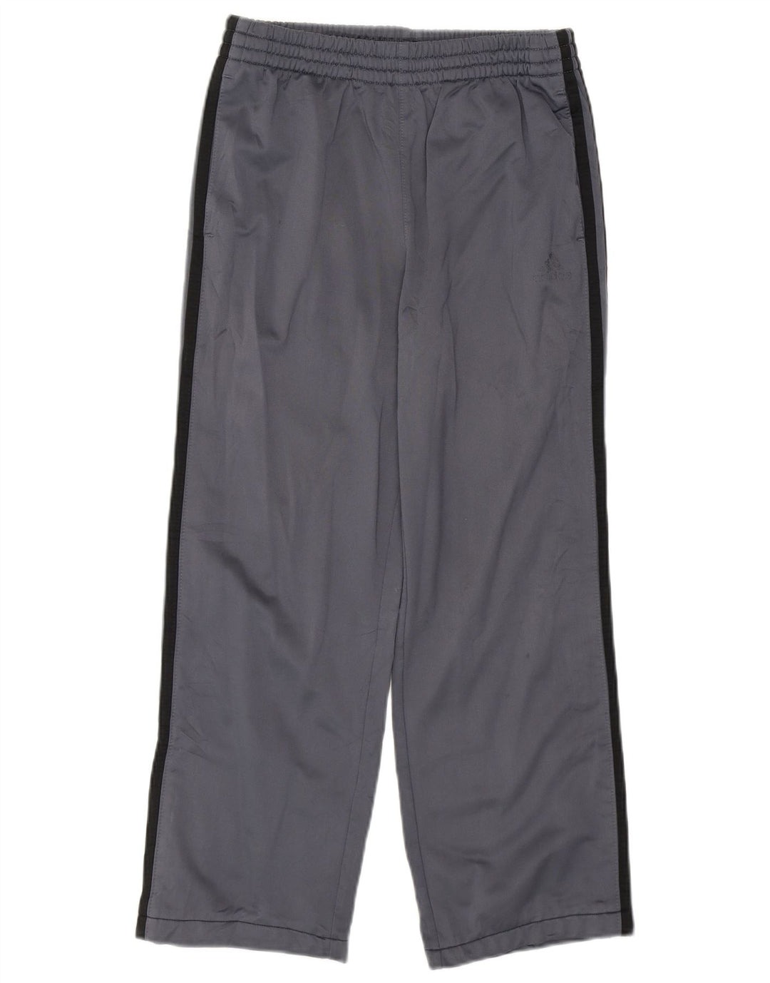 Adidas Boys Tracksuit Trousers 14-15 Years Large Navy Blue Polyester