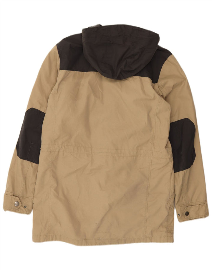 Jack Wolfskin Mens Windbreaker Jacket UK 36/38 Medium Beige Colourblock