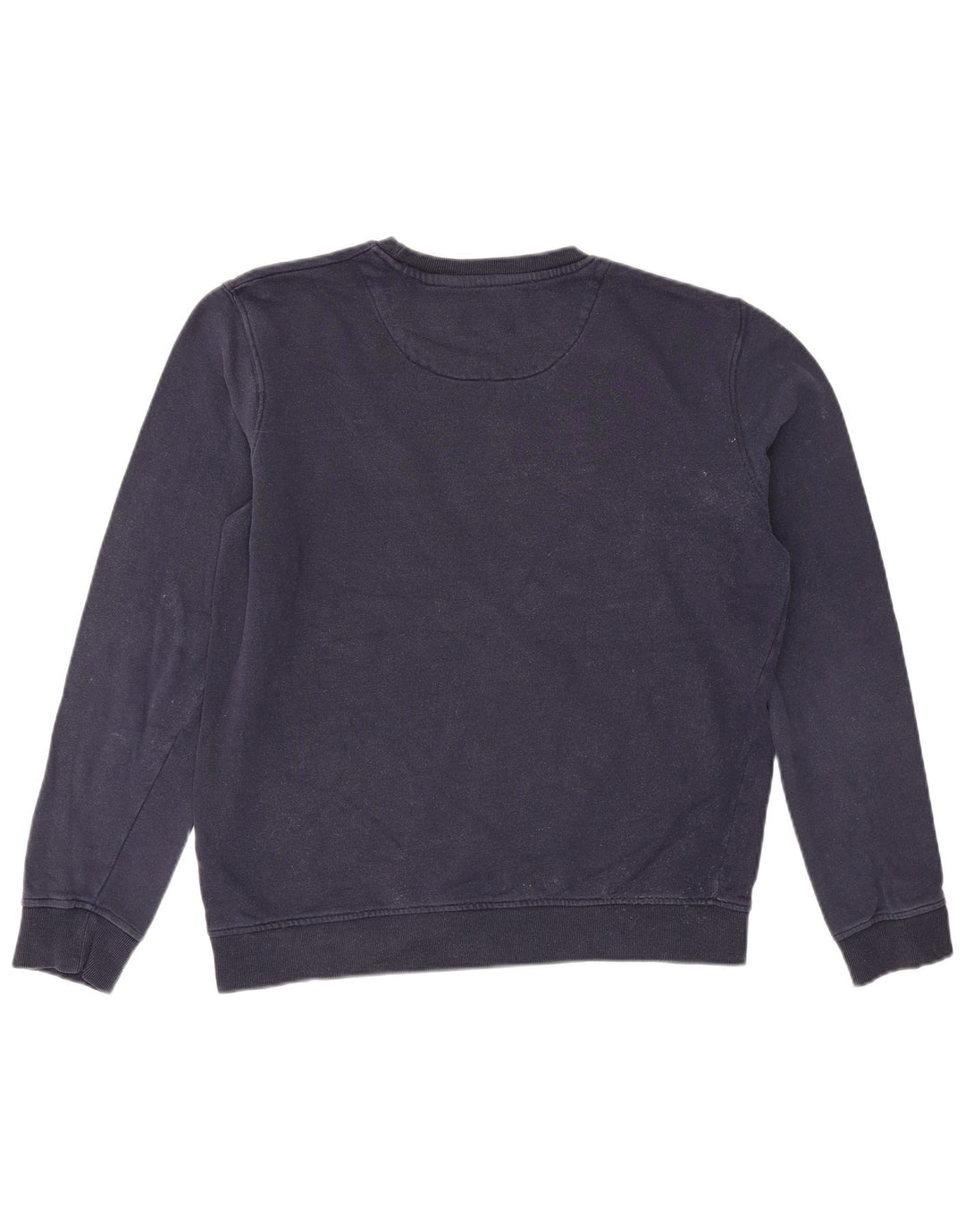 Lyle & Scott Mens Graphic Sweatshirt Jumper Medium Navy Blue Colourblock