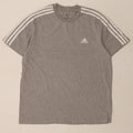ADIDAS T-Shirt Homme Haut Large Gris Coton