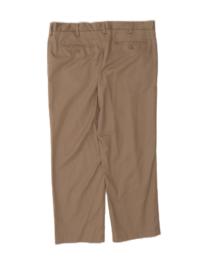 IZOD Mens Straight Chino Trousers W38 L29  Brown Cotton Vintage Izod and Second-Hand Izod from Messina Hembry 