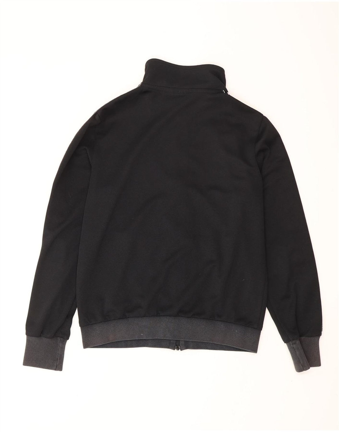 LOTTO Mens Life's Graphic Tracksuit Top Jacket Medium Black Polyester