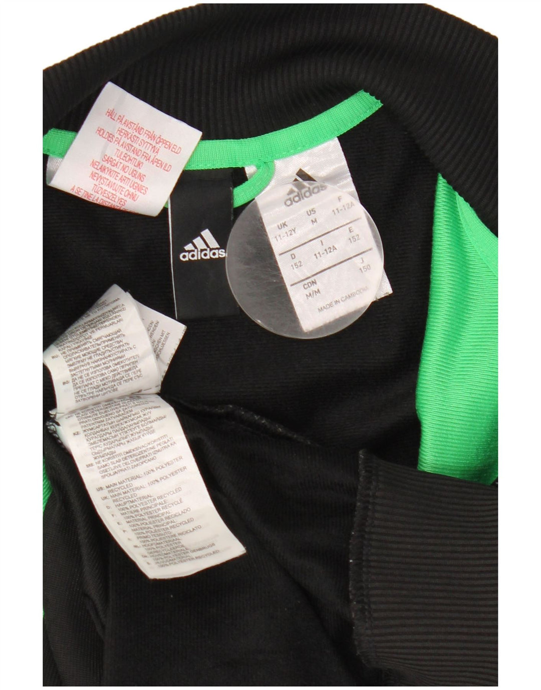 Adidas Træningsdragt Topjakke til drenge 11-12 år Sort Colourblock Polyester
