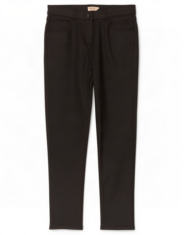 Pantaloni casual subțiri pentru femei Dack's IT 48 XL W32 L30 bumbac negru