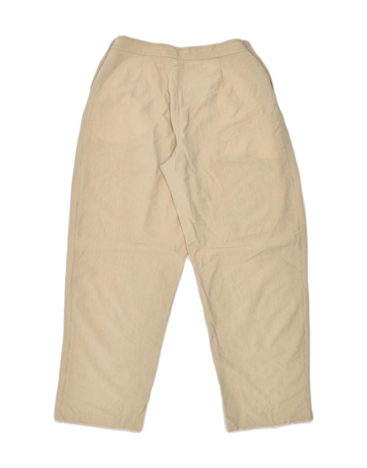 I BLUES Womens High Waist Pegged Chino Trousers IT 44 Medium W26 L31 Beige | Vintage | Thrift | Second-Hand | Used Clothing | Messina Hembry 