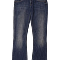 Lee Damen Bliss Bootcut Jeans W31 L35 Blaue Baumwolle