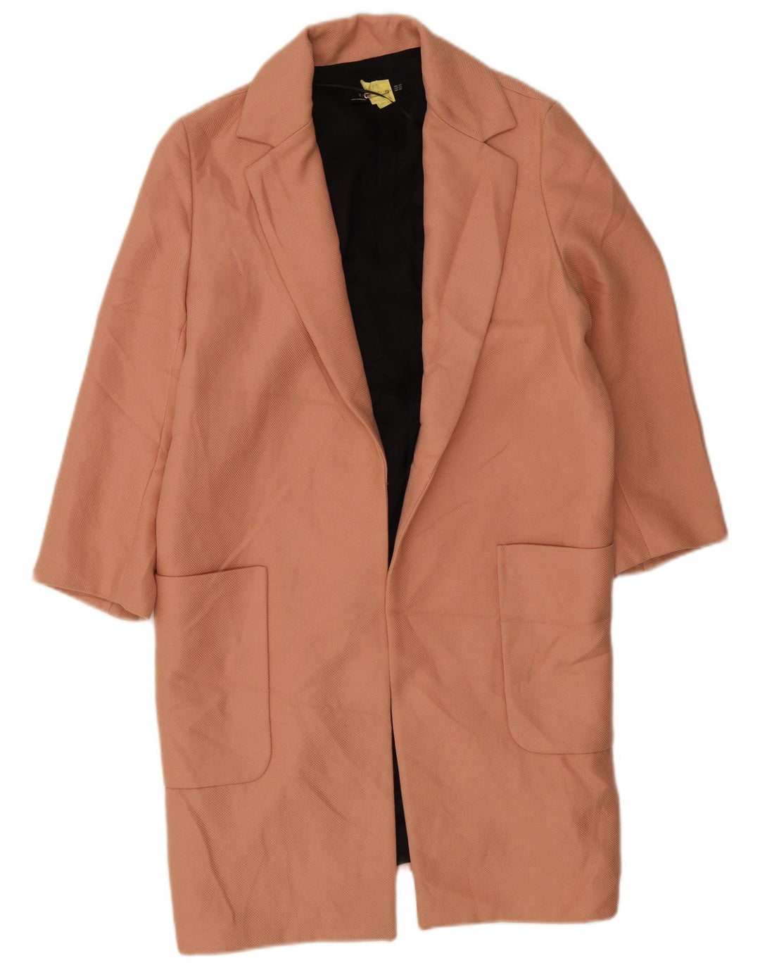 Giacca blazer aperta oversize da donna Zara UK 6 XS poliestere rosa