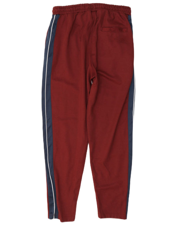 Pantaloni de trening pentru bărbați Ellesse, mari, din bumbac color-bloch, bordeaux