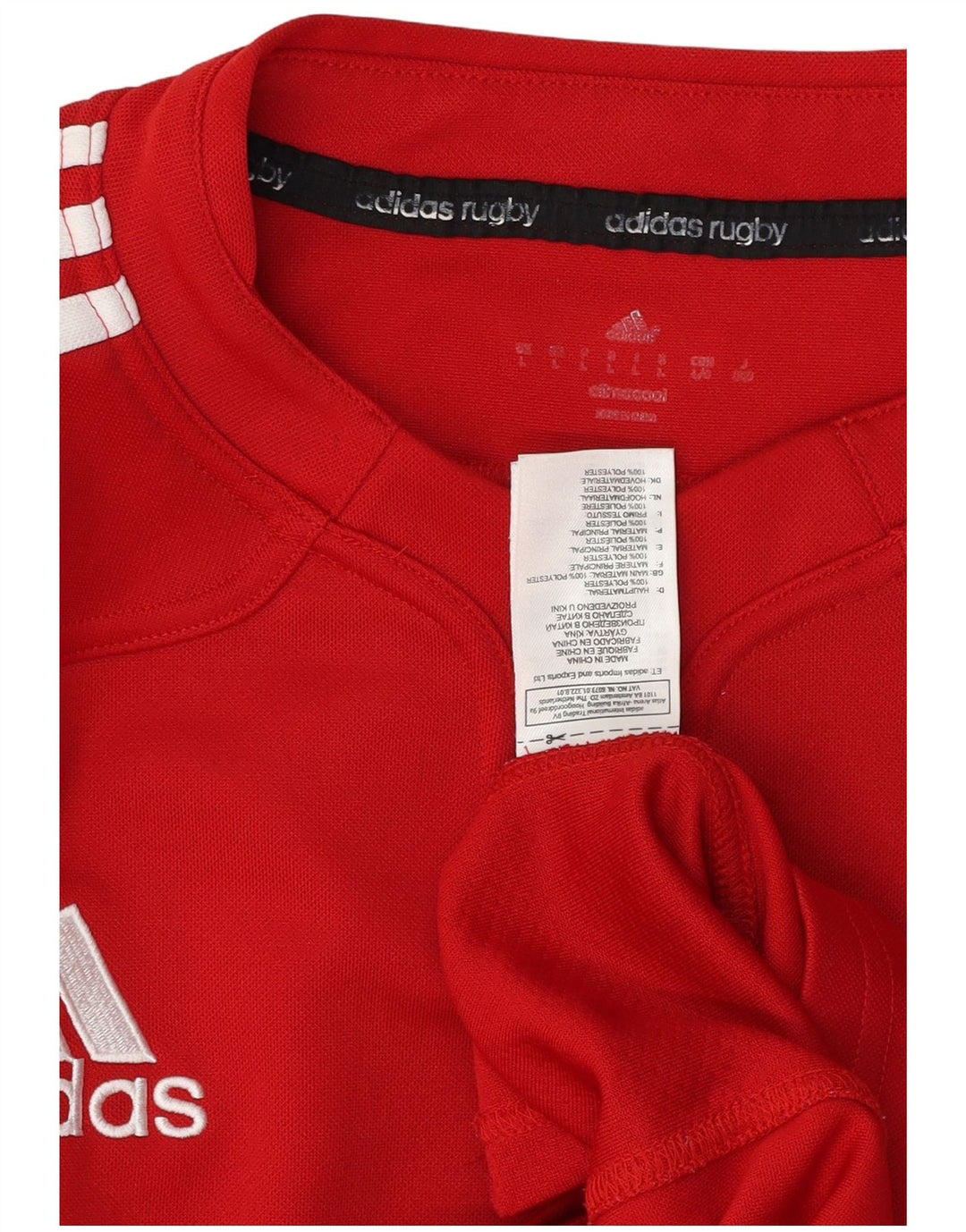 Adidas Uomo Climacool T-shirt Top Large Rosso Poliestere