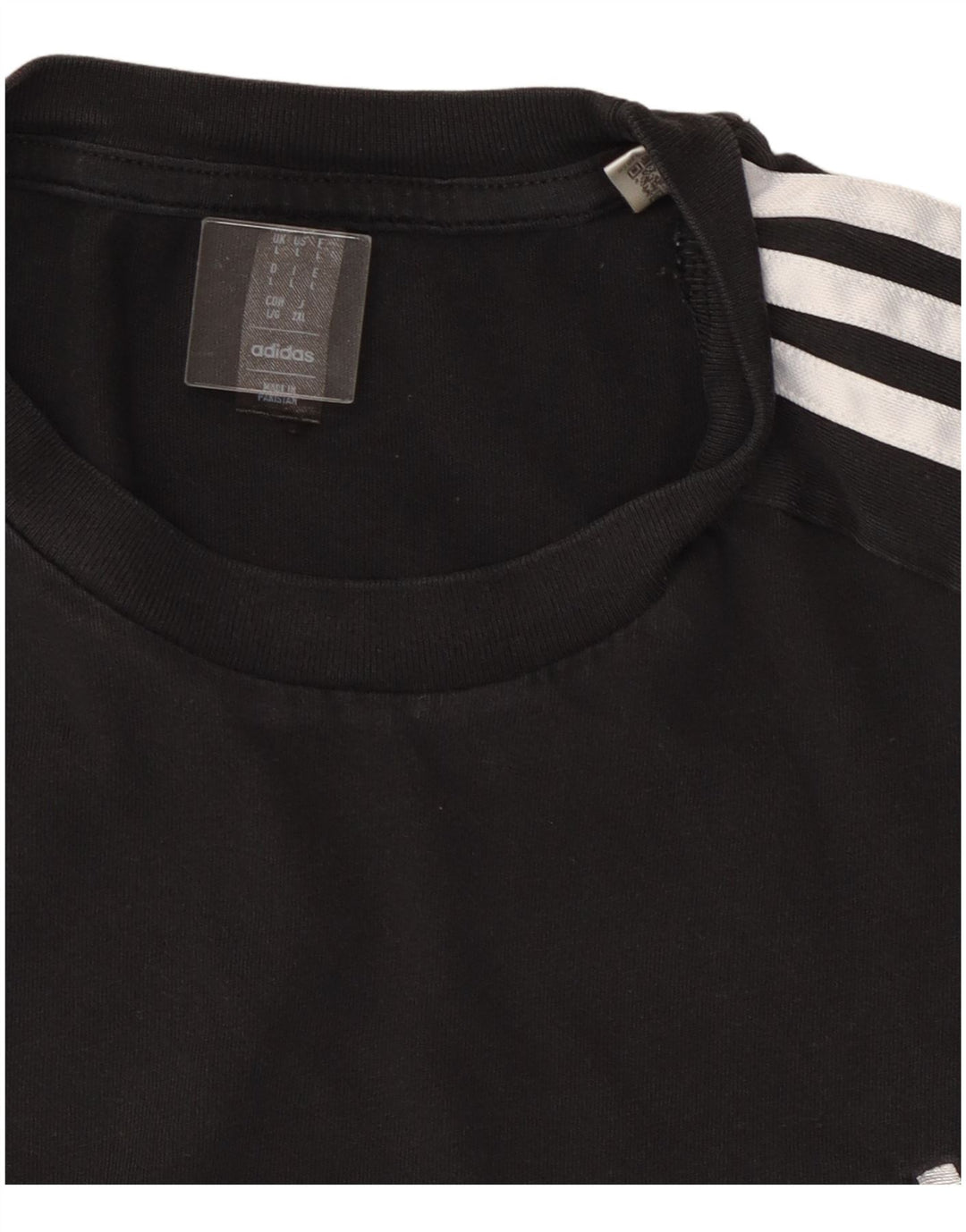 Maglietta Adidas da uomo grande nera